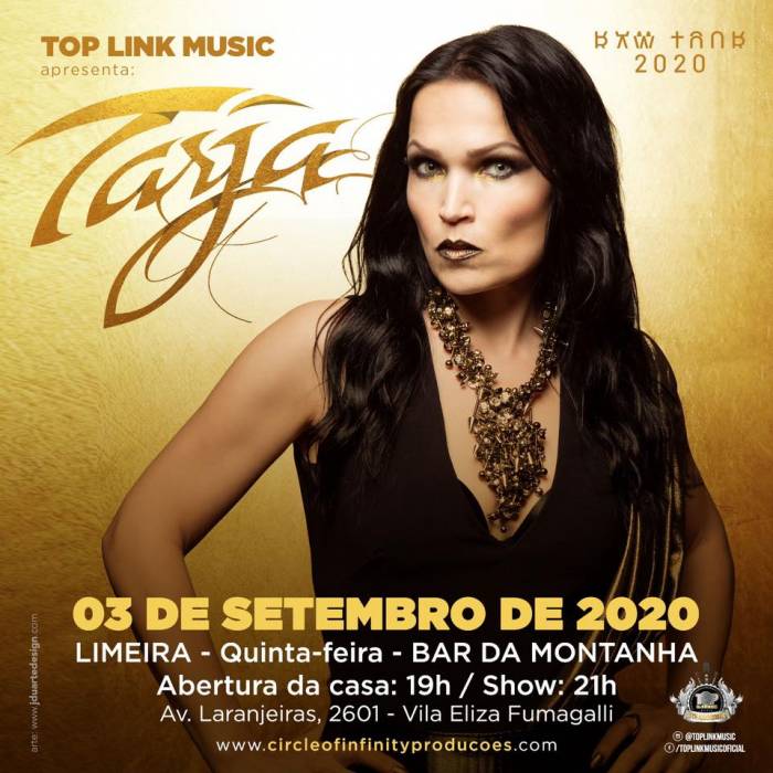 Tarja Turunen: Cantora retorna ao  Brasil e confirma show em Limeira