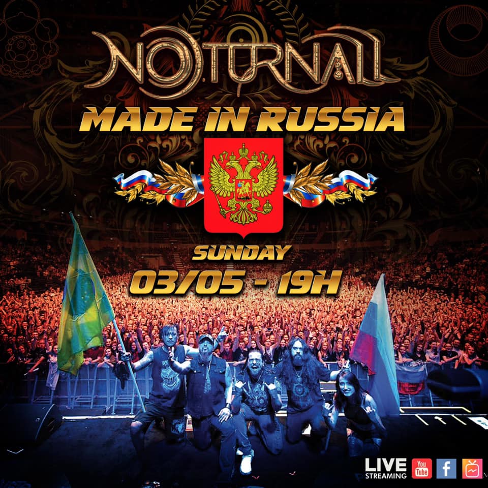 Noturnall transmitirá ao vivo o DVD "Made In Russia" no domingo 03/05