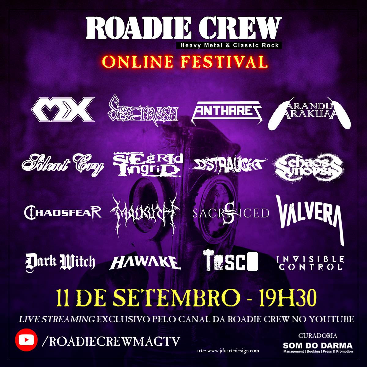 MX, SEXTRASH e ANTHARES são bandas do “Roadie Crew – Online Festival”