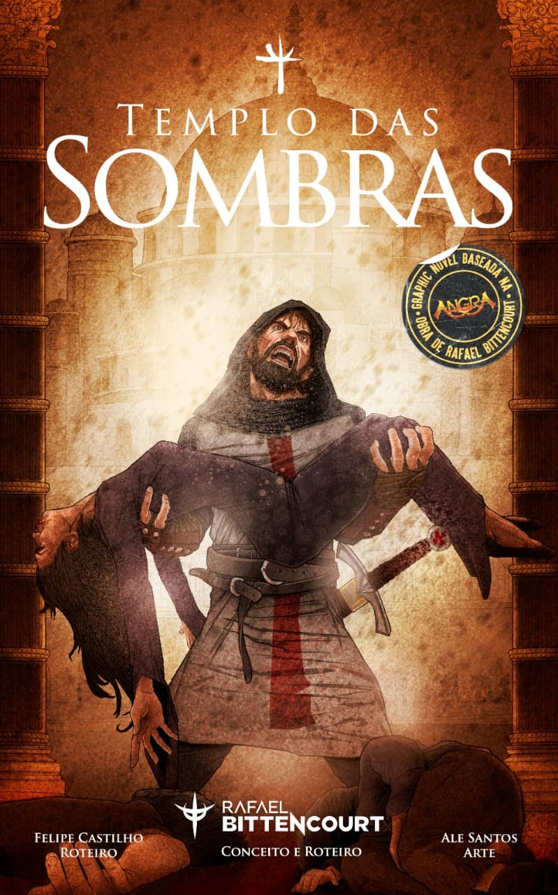 Templo das Sombras: uma graphic novel baseada na obra de Rafael Bittencourt, do Angra