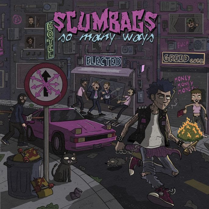 Os punk rockers Scumbags lançam novo álbum “So Many Ways”