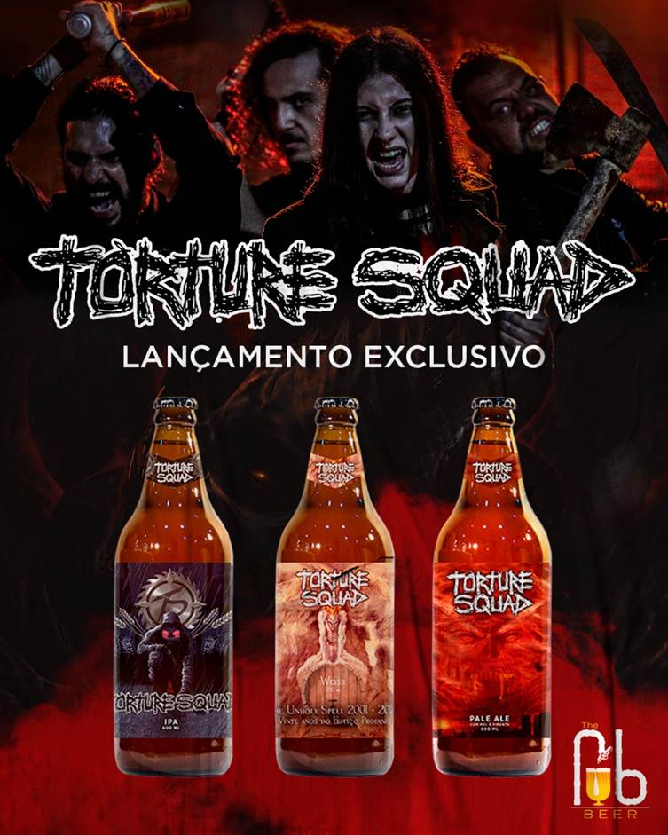 Torture Squad e The Pub Beer se juntam e lançam três cervejas exclusivas